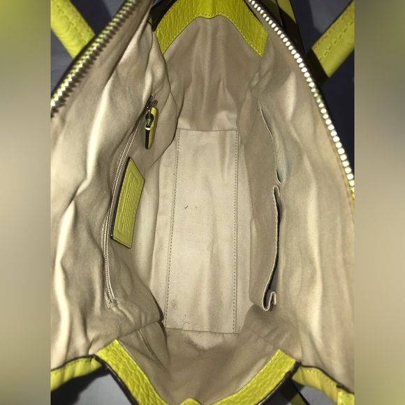 Coach Mini Riley Carryall Crossbody Bag. Vibrant Yellow - Picture 3 of 15